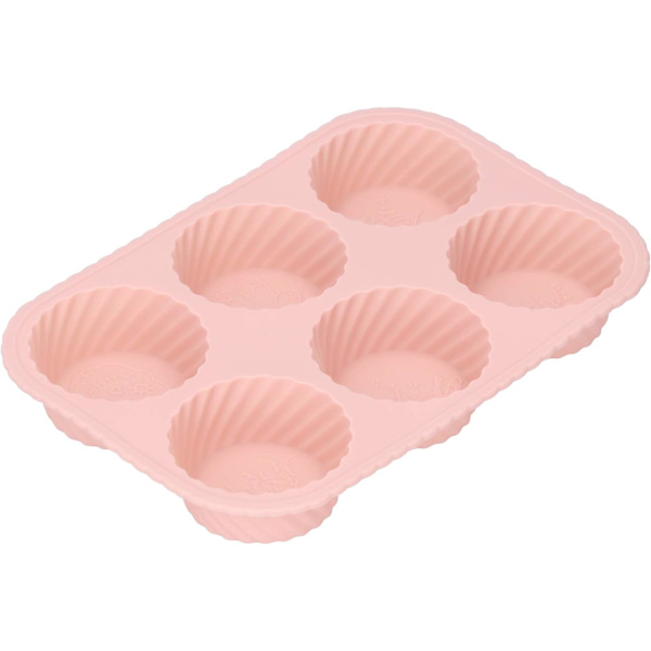 DIY Silikon Bageform, 6 Huller Runde Kage Chokolade Pudding Mo