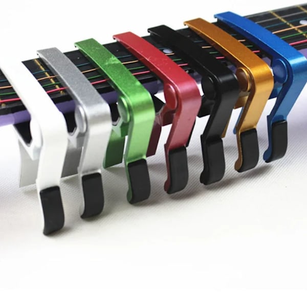 Gitarr Capo / Barre Clamp - Guld Guld