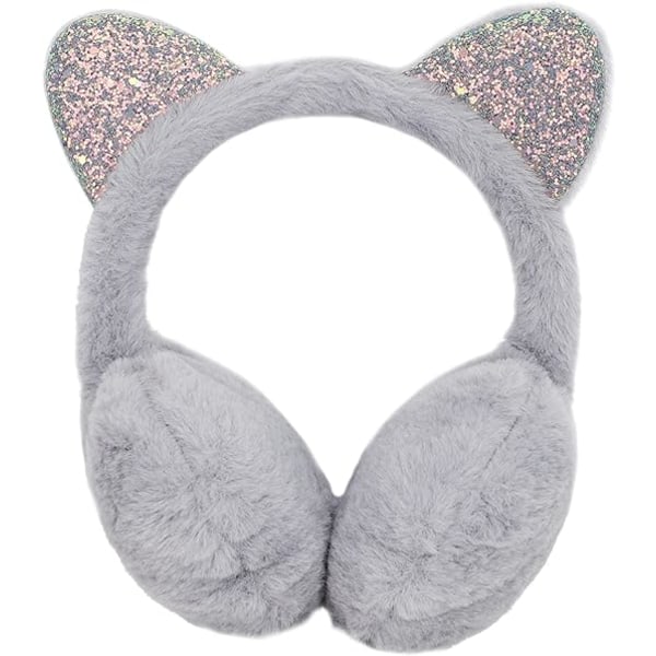 Pelsøreværn til drenge, Cute Cat Ears Design, Winter Thermal Ear W
