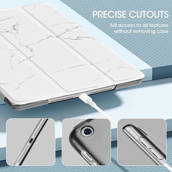 Etui for iPad 10.2 Etui iPad Deksel 7./8./9. Generasjon Marmor