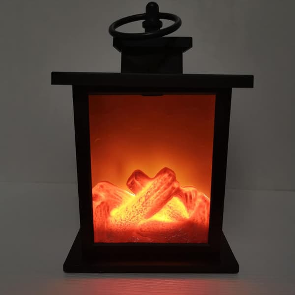 LED Eldstadlampa (Inga Batterier) Elektrisk Flammeffekt Eldstad