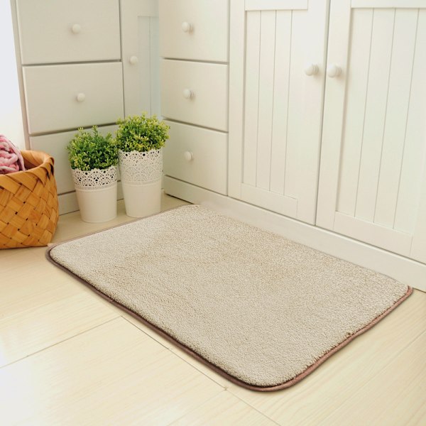 Dørmatte 20\" x 31.5\", Sklisikker Maskinvaskbar Inngangsteppe, Skoskraper, Hundedørmatte, Superabsorberende Velkomstmatte for Foran & Bak
