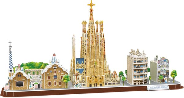 World Brands Barcelona, puslespill for voksne og barn, modeller