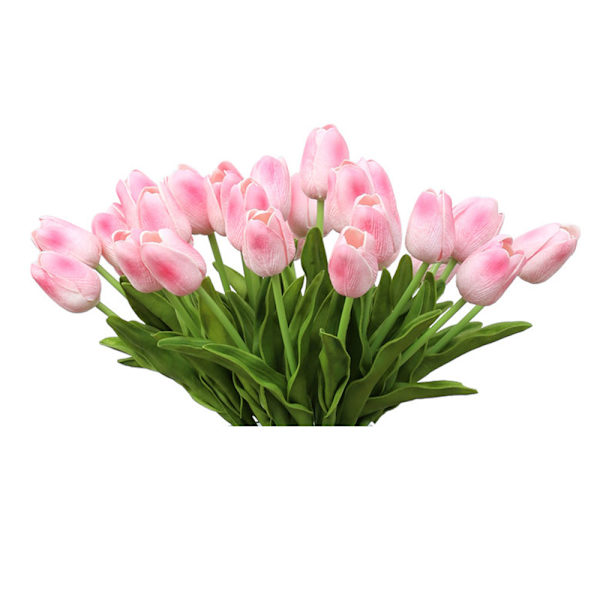 11 stj konstgjorda tulpanbuketter PU-simuleringstulpaner med stora blomknoppar Real Tou