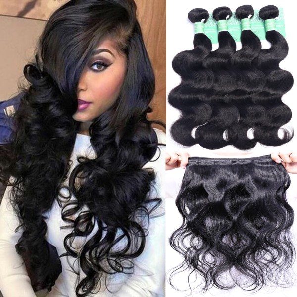 Brazilian Hair 1 Bunt Body Wave 7A Virgin Human Hair Bundles U