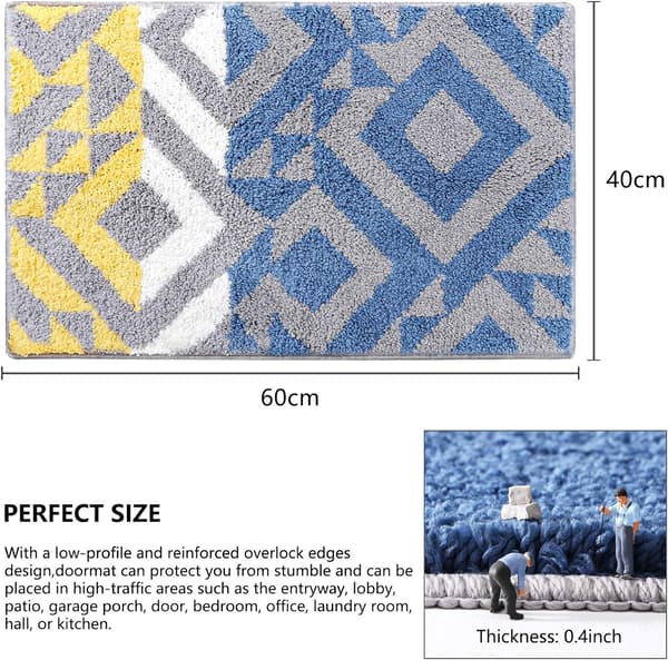 Antislip Bademåtte, Indendørs Dørmatte, Antislip Dørmatte, Absorberende