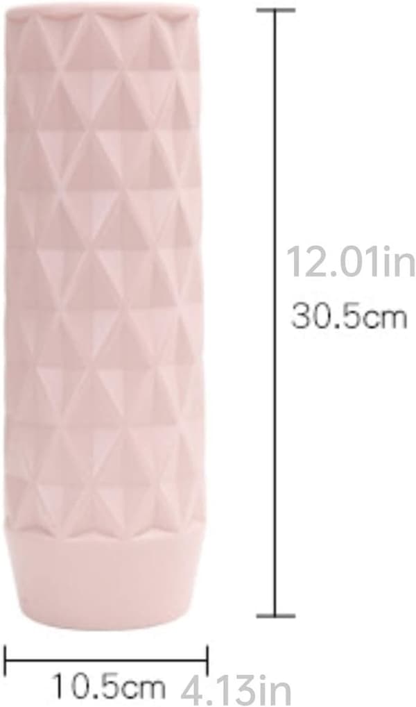 King Style Plastik Vaser til Blomster, Holdbare, Moderne og Dekorative