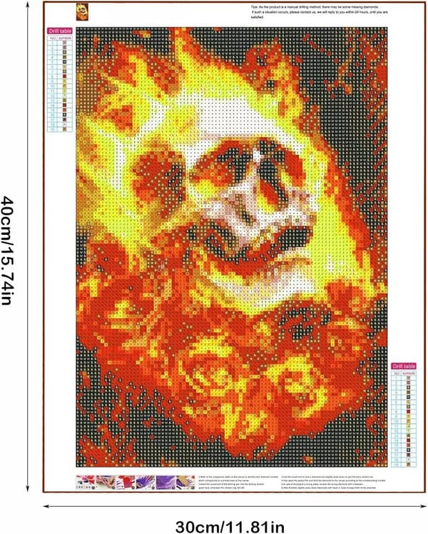 5D Diamantmålningssats Halloween 30x40cm (Stil 15)