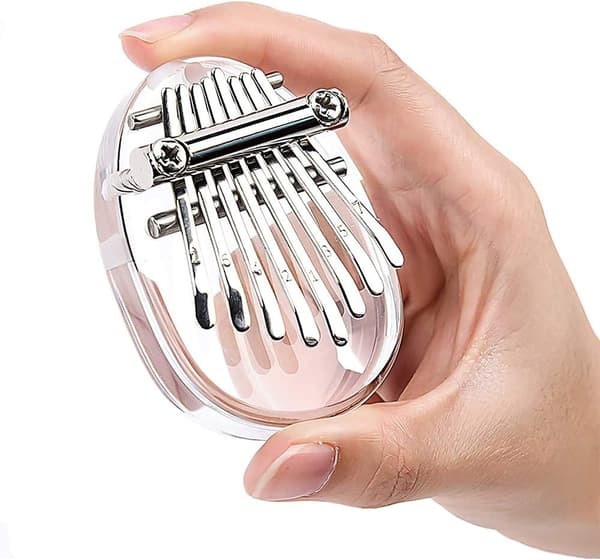1 Styck (Klar Dropp) 8-Tons Kalimba, Limba, Barninstrument, Fingerpiano