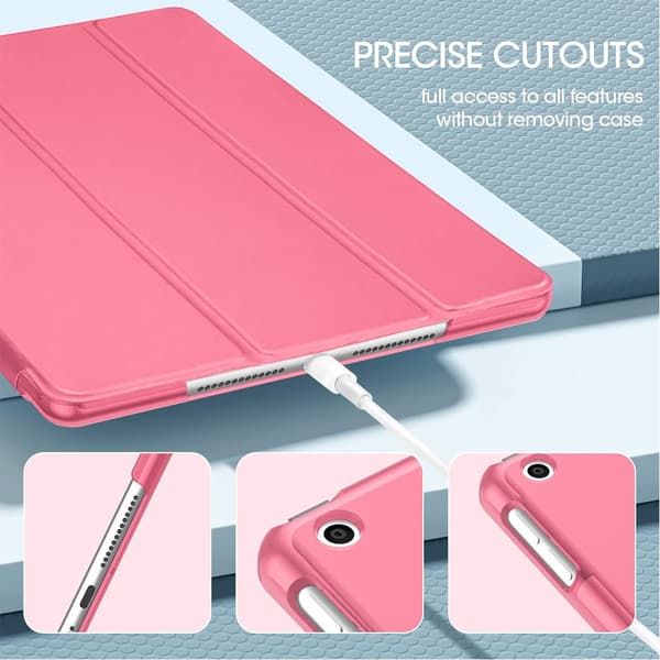 Fodral för iPad 10.2 Fodral iPad Cover 7:e/8:e/9:e generation Rosa
