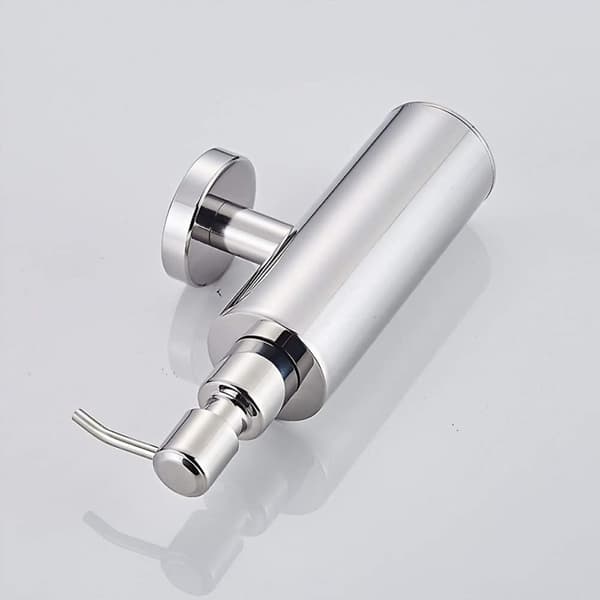 Sæbedispenser vægmonteret rustfrit stål 304 200 ml krom sæbedispenser væg