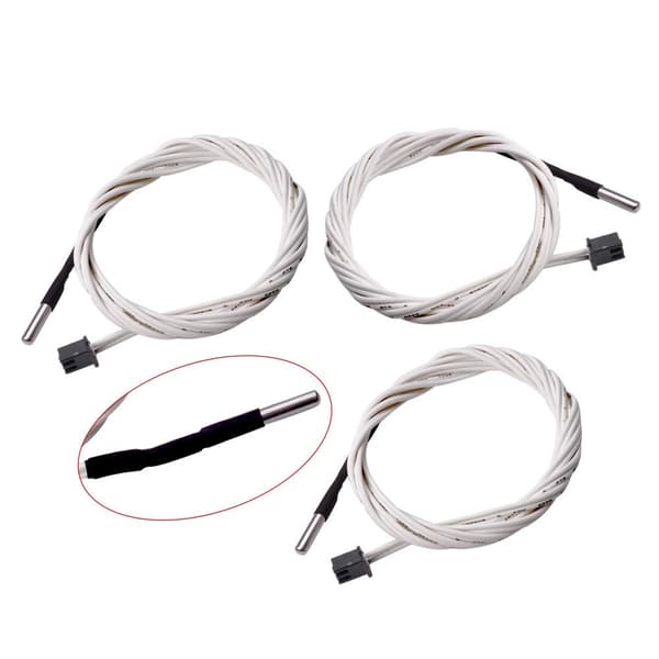 3 stk HT-NTC 100K termistor for 3D-printer +300 graders temperatur