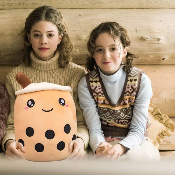 Plush-lelu, Bubble Tea -pehmolelu, Koristeellinen pehmuste, Söpö