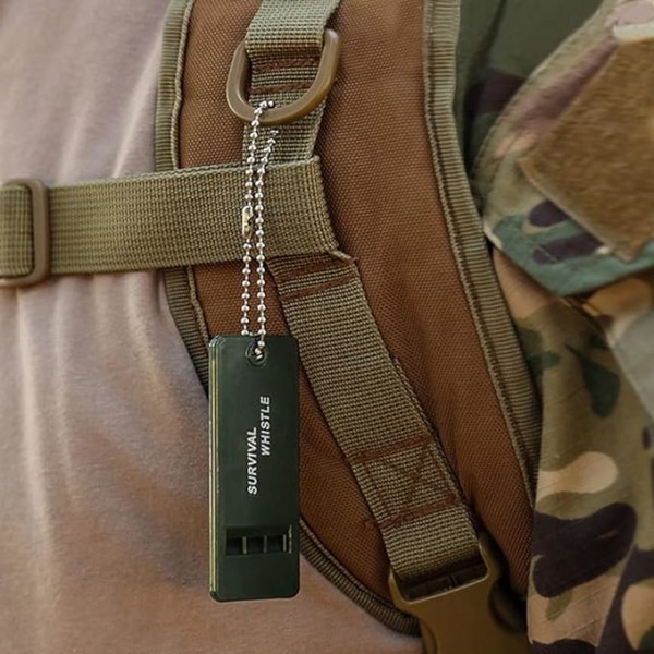 2-pack Nödsignalvisselpipa med tre hål, Hög Ljudsignal