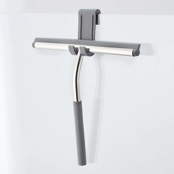 Premium Rustfrit Stål Bruser Squeegee, Hængende Ingen Boring, Sil