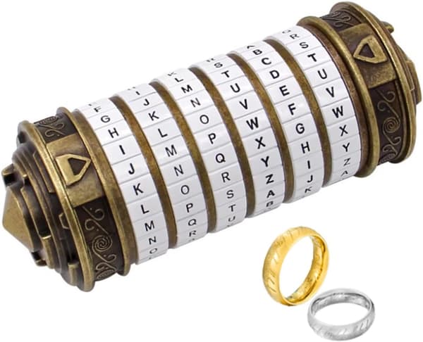 Da Vinci Code Mini Lås Puslespillboks for Bryllupsdag, Valen