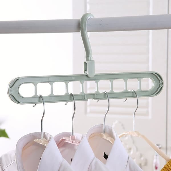 Platsbesparande Hängare, 5-pack Multihängare Organizer, Magic Cloth