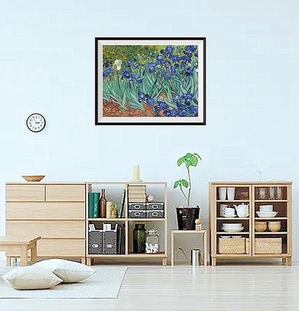(30x40cm) Diamantmaleri-sett for voksne, Van Gogh Iris Diamant
