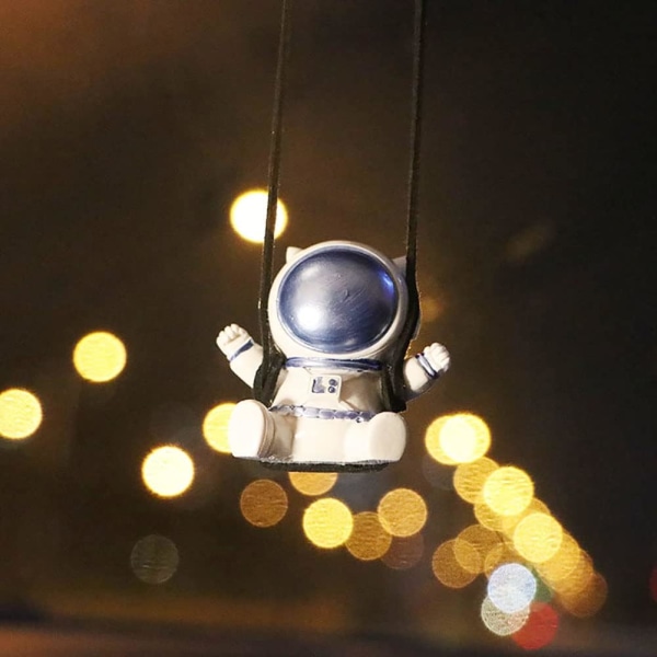 Astronaut Swing Car Pendel Cartoon Car Backspegel Hängande O