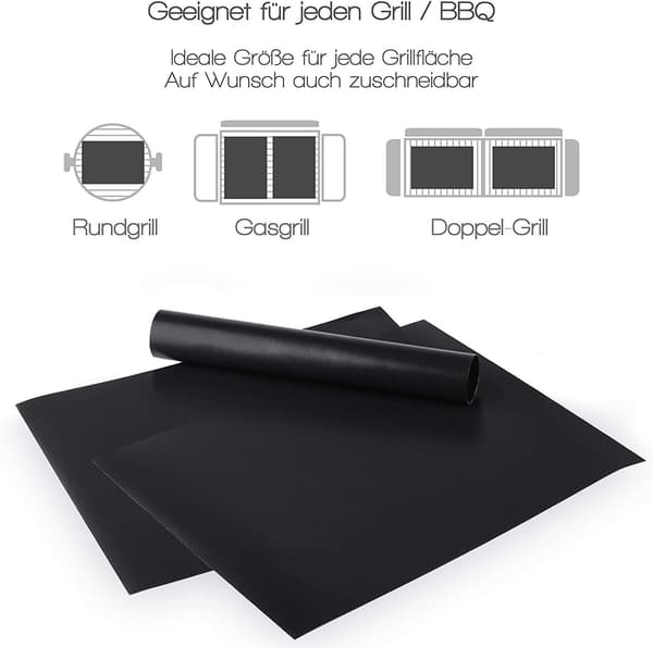 3Grillmatte - Universell grillmatte for grill og ovn - Grillfolie