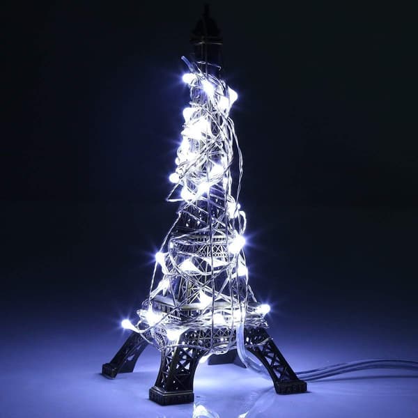 Fairy-valosarjat 12 kpl 20 LED Firefly Light Micro Wire Batte