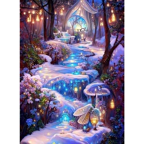 5D Diamond Painting Kits for Adults Landscape(16x12inch)-DIY Cast