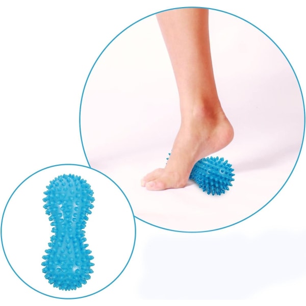 1-delad fotreflexologi-massagmatta, igelkottboll, fotmassage