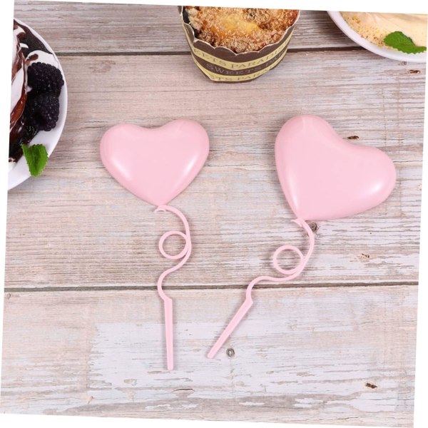 36 stk Pink Heart Kage Indlæg Valentinsdag Forlovelseskage Pla