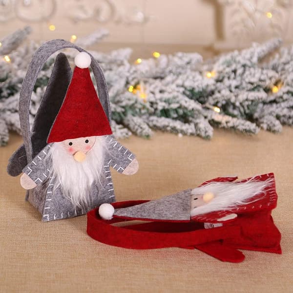 2 st julgodispåsar Godispåsar 3D Svensk Jultomte Nisse