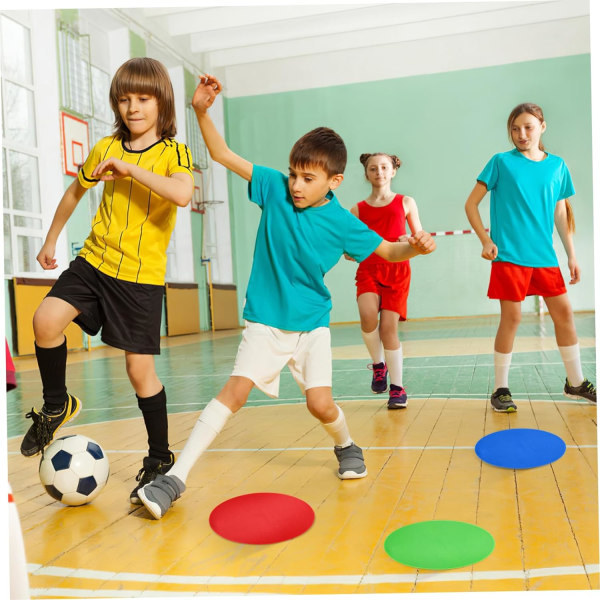 5 st. Fotbollsmärkningsdiskar Fotbollsträningsverktyg Gym Markering Gummi