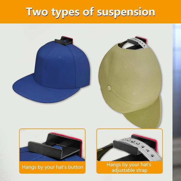 Hattställ, hatt hållare, kepshållare, väggmontering