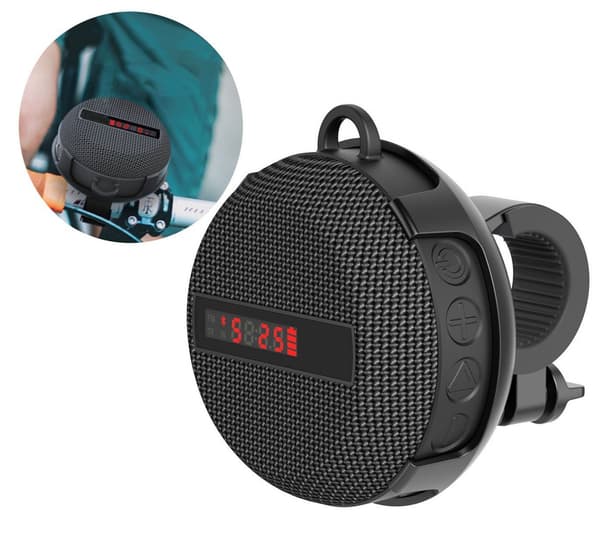 Bluetooth-pyöränäyttö nopeuskaiutin telineellä