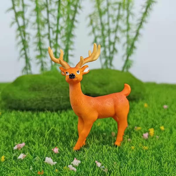 Miniatyr eventyrhage figur tilbehør, mikrolandskap, pla