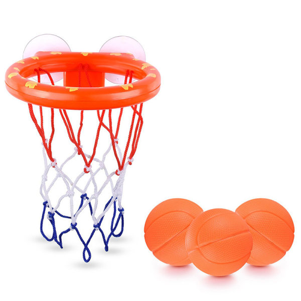 Rolig Badleksak Basketbollkorg och Bollset för Pojkar och Flickor Bad