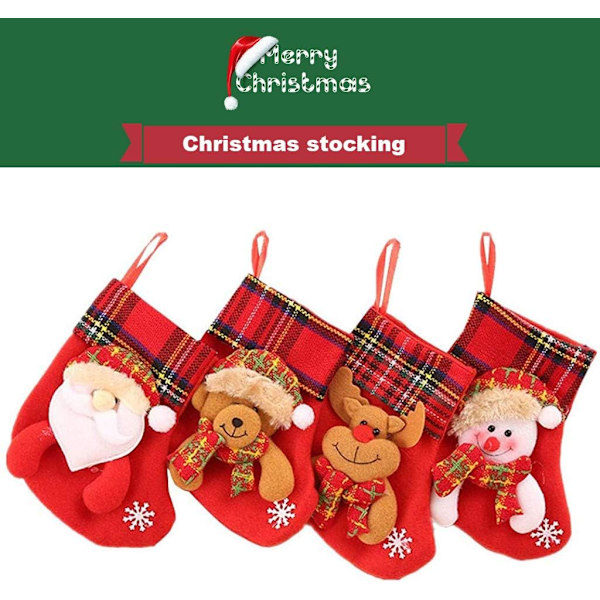 4 stycken julstrumpor julstrumpor julstrumpor