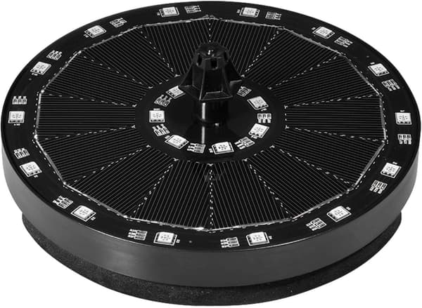 Solarfontene 3W Solardamspumpe med LED-lys for utendørs hage