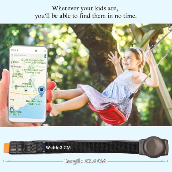 2 kpl AirTag watch rannekkeet-vaaleanpunainen+beige, lasten GPS-rannekoru, säädettävä