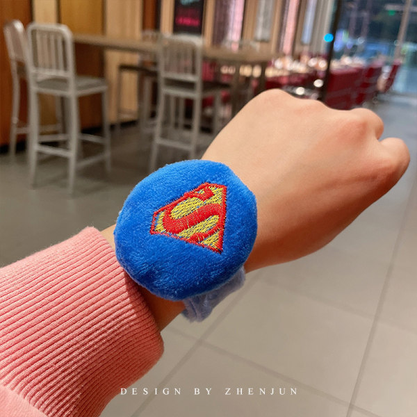3 st Plush Cartoon Circles Spider-Man Armband för Pojkar och Flickor