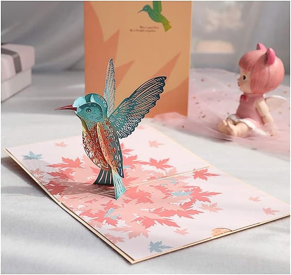 Bursdagskortgave til dine foreldre, venner og elskere, 3D Pop-u