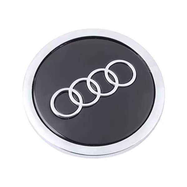 Audi Navkapsel Hætte Tuning Tilbehør til Aluminiumsfælge Sort
