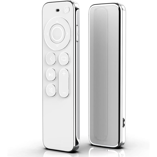 Apple TV Remote Case (hvid) 4k 2021 Soft TPU Protective Case, Sc
