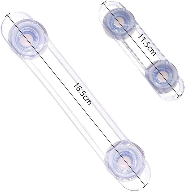 Baby Säkerhetslås Mini Transparent Barnsäkerhetsskåpsdörrlås
