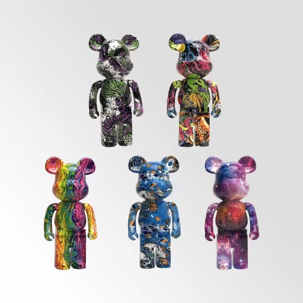 Street Art Violent Bear Uusi Bluetooth-kaiutin Trendikäs Graffiti Mini