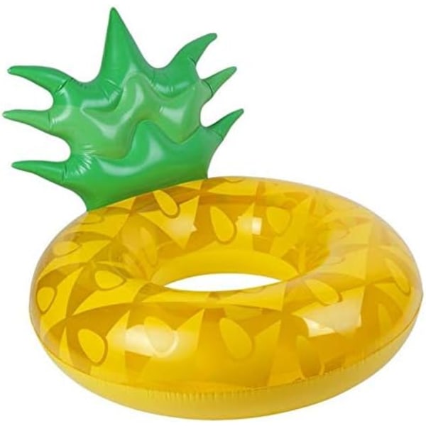 Uppblåsbar Ananasboj Stor Badring Pool - Ananas Simring