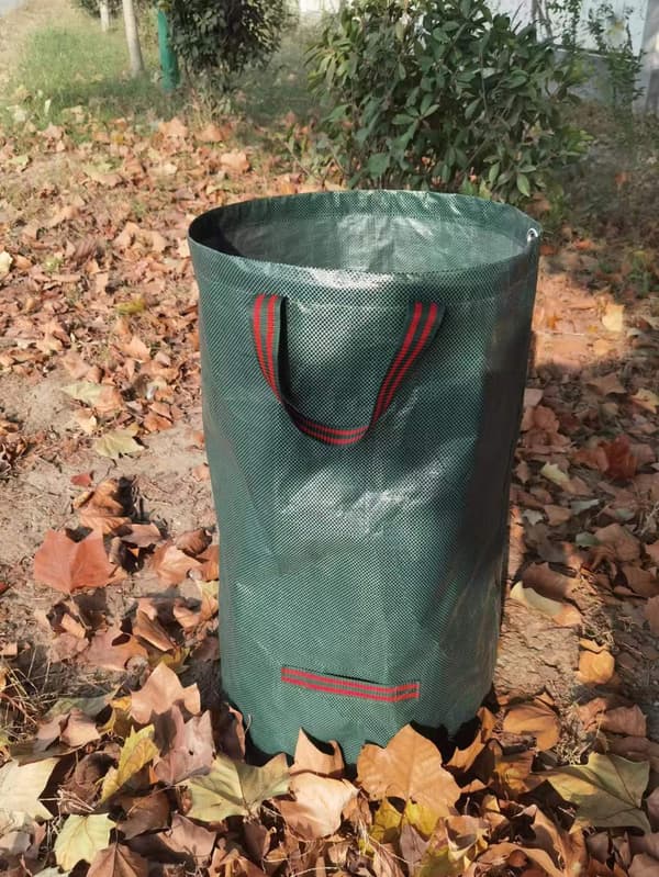 PCS 200L Sterke Gjenbrukbare Hage-avfallsposer, Urteblader