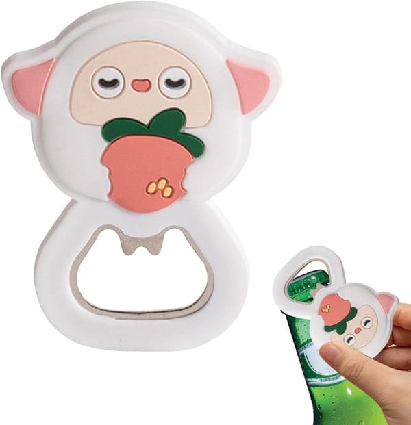 1 kpl (lampa) piirretty olutpullonavaaja, magneettinen olutpullonavaaja