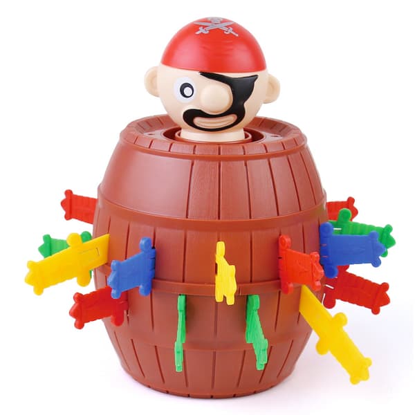Pop Up Pirate Klassisk Action Brettspill for Barn Leketøy Bois-Choc Br