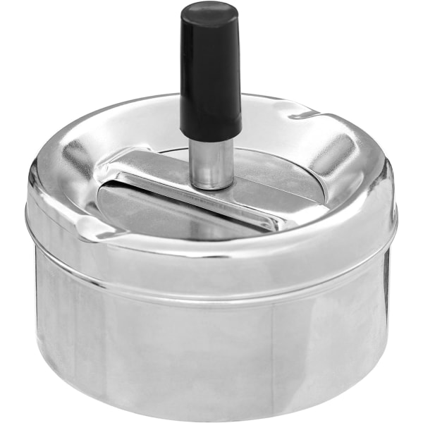 Askkopp Small Silver Utomhus Askkopp Krom Utomhus Askkopp Med