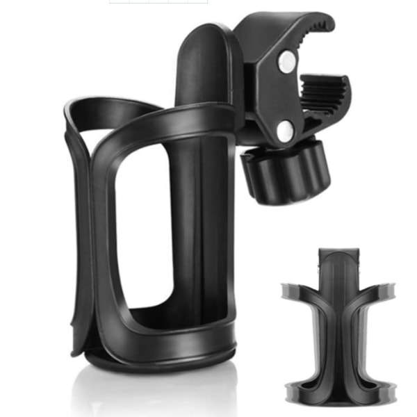 2-pack Universal Mugghållare för Barnvagn/Vagn, Justerbar Flaskhållare