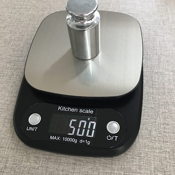 Digital Köksvåg - Från 1 g till 10 kg - Rostfritt Stål - Hög